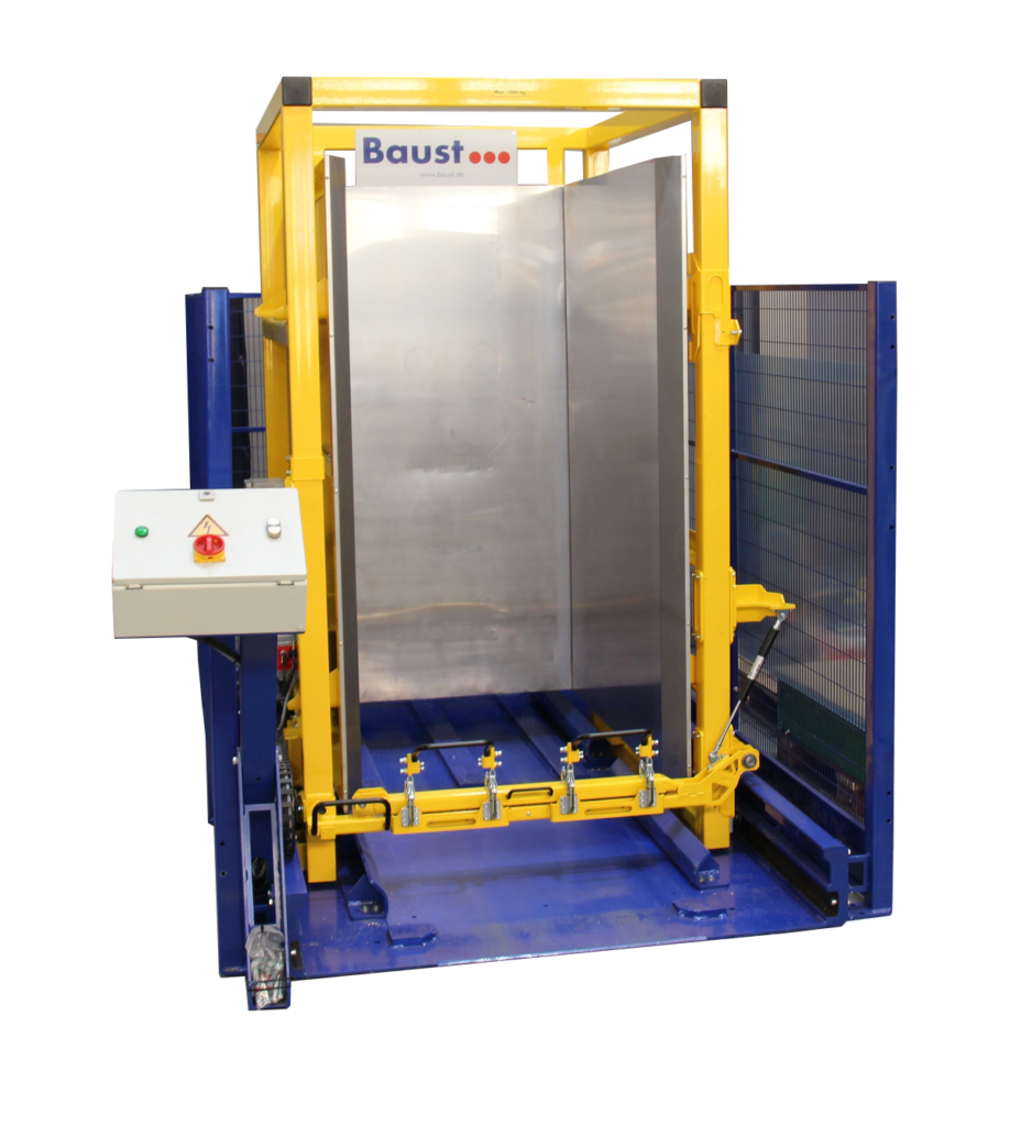 Hybrid pallet changer for more benefits at less cost | Baust